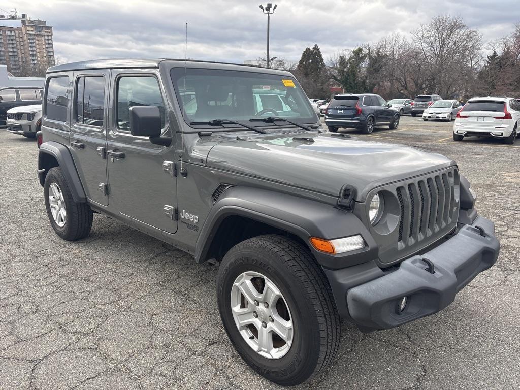 used 2021 Jeep Wrangler Unlimited car, priced at $31,400