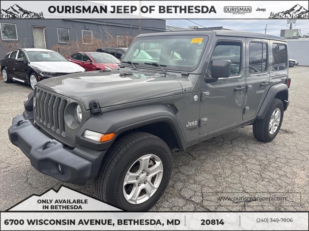 used 2021 Jeep Wrangler Unlimited car, priced at $32,000