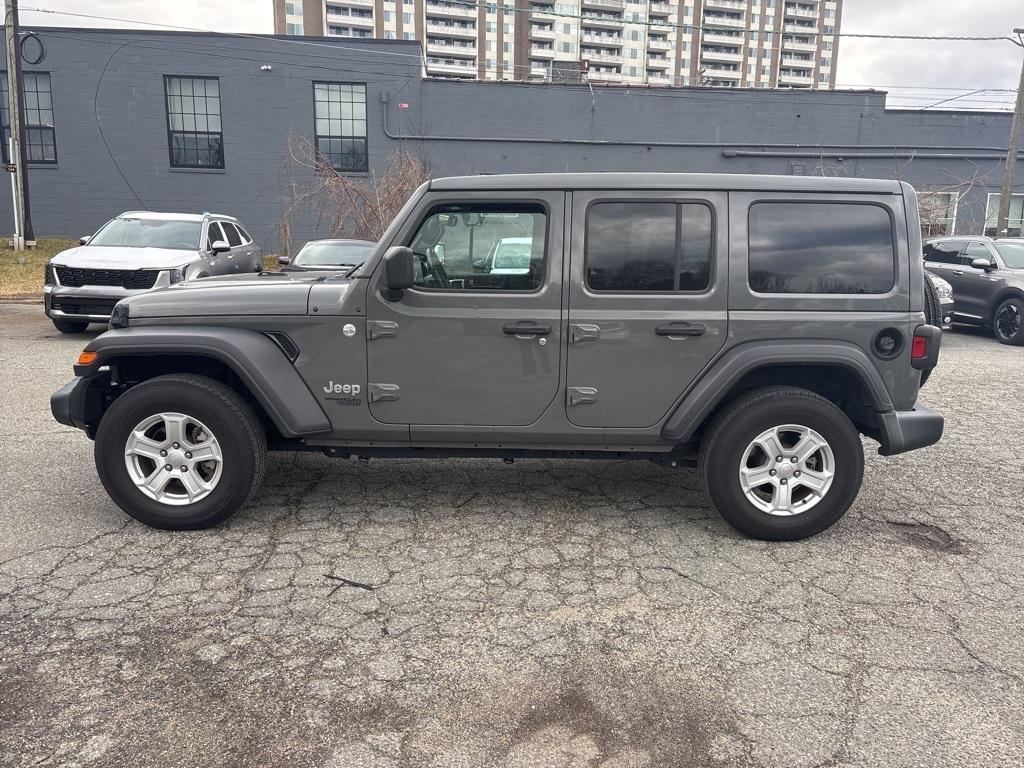 used 2021 Jeep Wrangler Unlimited car, priced at $31,400