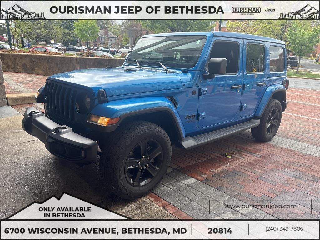 used 2021 Jeep Wrangler Unlimited car, priced at $33,000