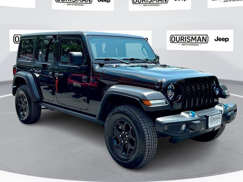 used 2023 Jeep Wrangler 4xe car, priced at $28,250