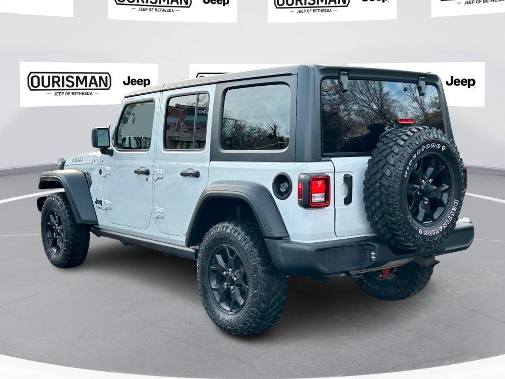 used 2021 Jeep Wrangler Unlimited car, priced at $27,200