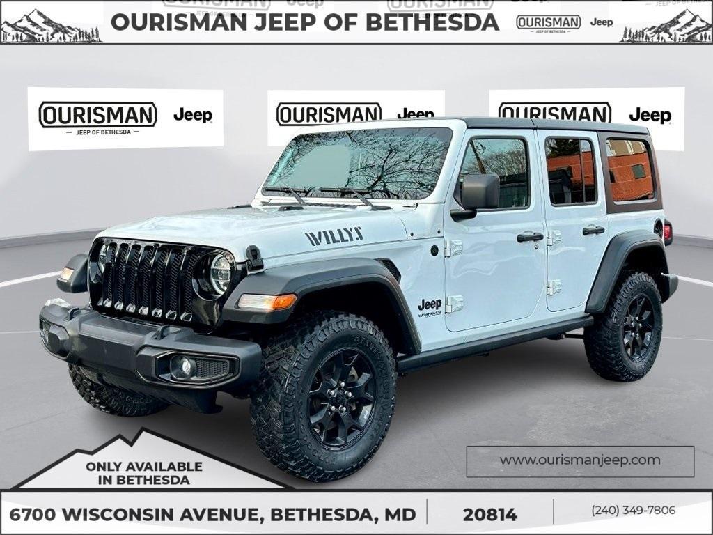 used 2021 Jeep Wrangler Unlimited car, priced at $27,200