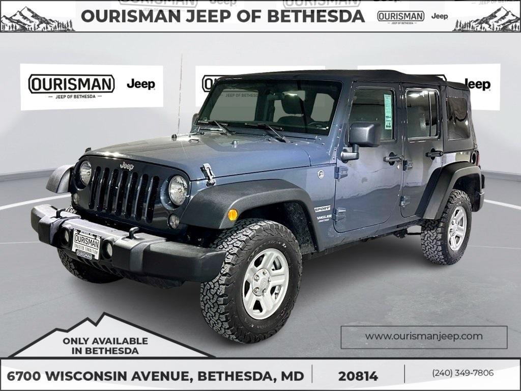 used 2017 Jeep Wrangler Unlimited car, priced at $18,500