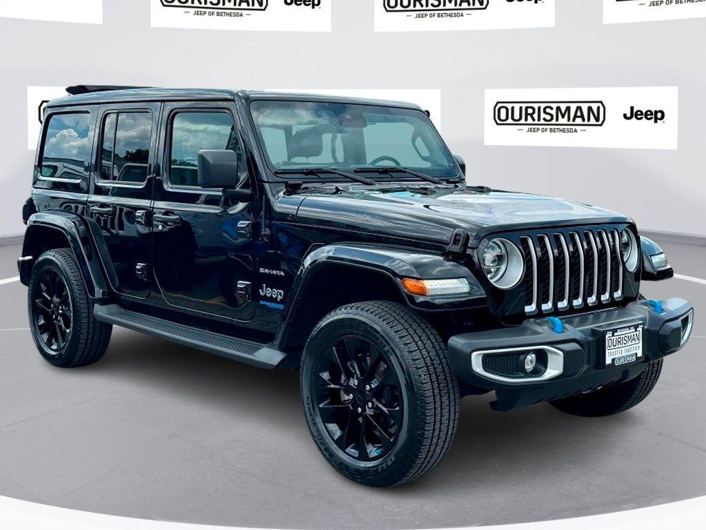 used 2022 Jeep Wrangler Unlimited 4xe car, priced at $33,500