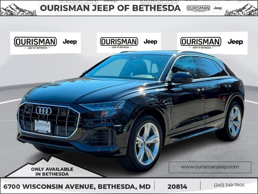 used 2021 Audi Q8 car, priced at $46,000