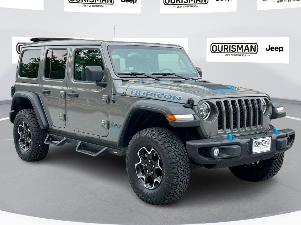 used 2021 Jeep Wrangler Unlimited 4xe car, priced at $33,750