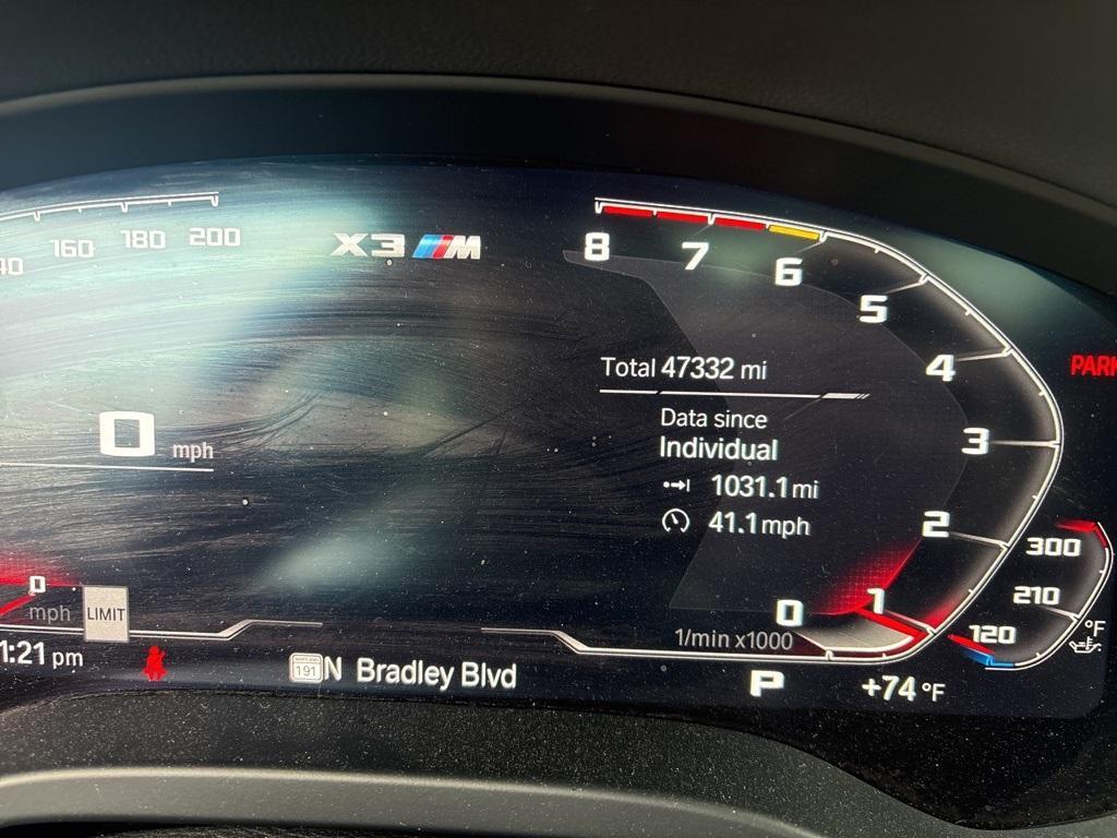 used 2021 BMW X3 M car, priced at $48,250