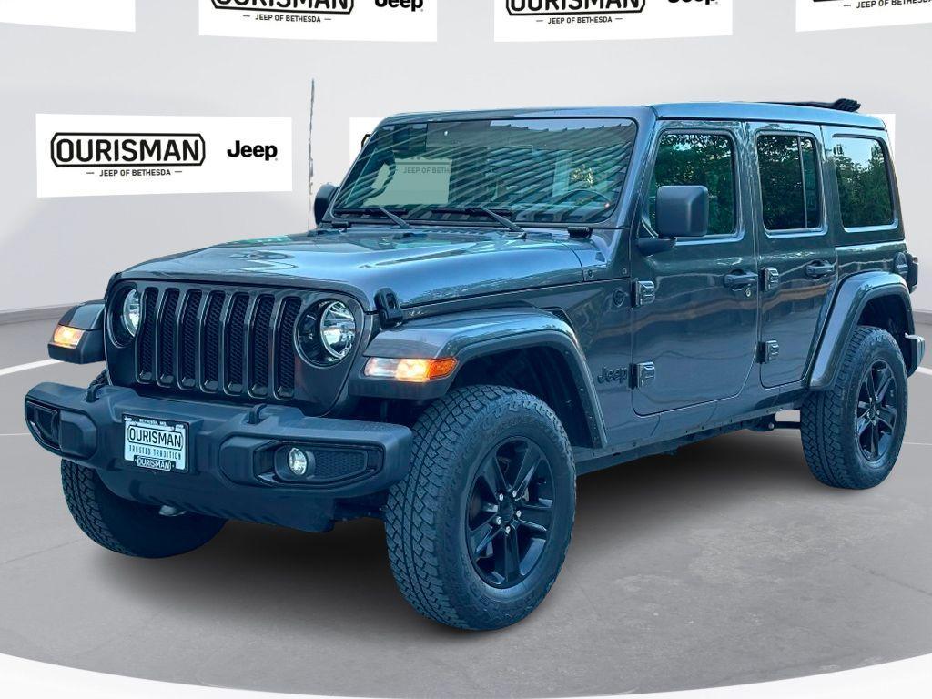 used 2021 Jeep Wrangler Unlimited car, priced at $30,250