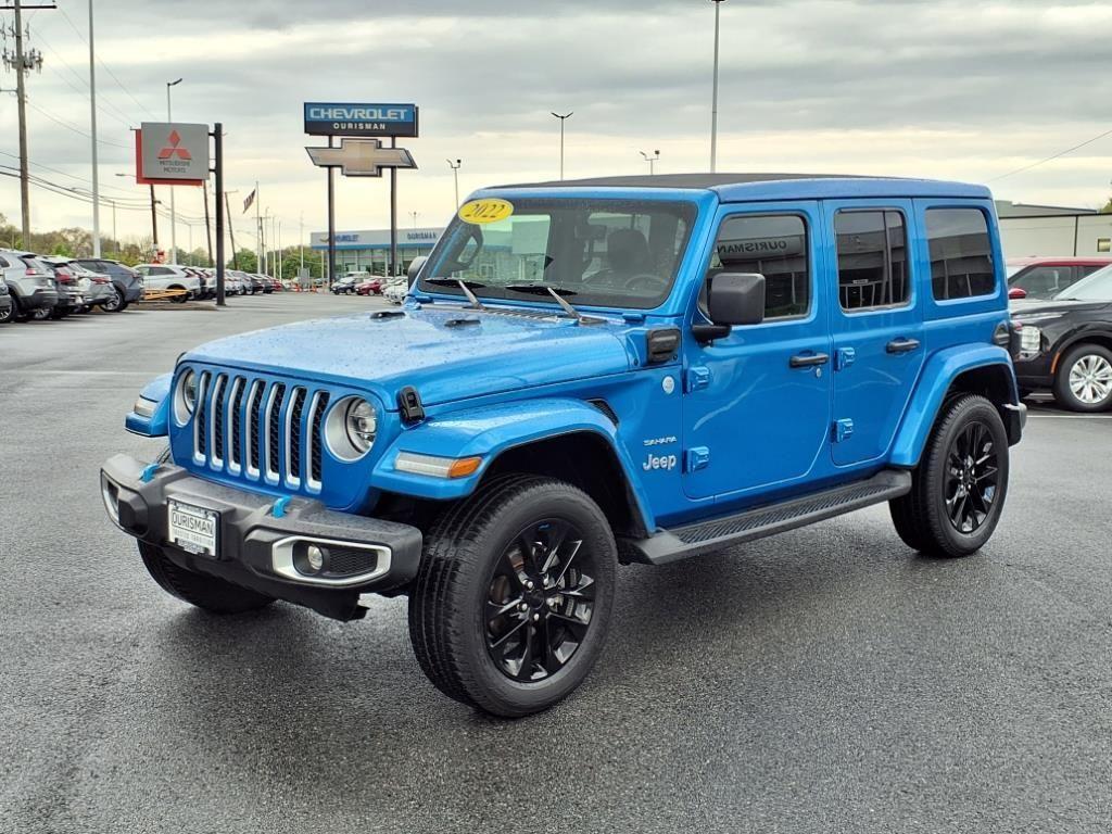 used 2022 Jeep Wrangler Unlimited 4xe car, priced at $30,750