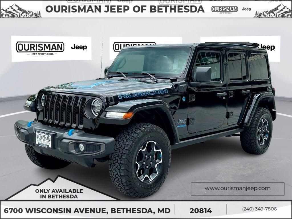 used 2022 Jeep Wrangler Unlimited 4xe car, priced at $37,750