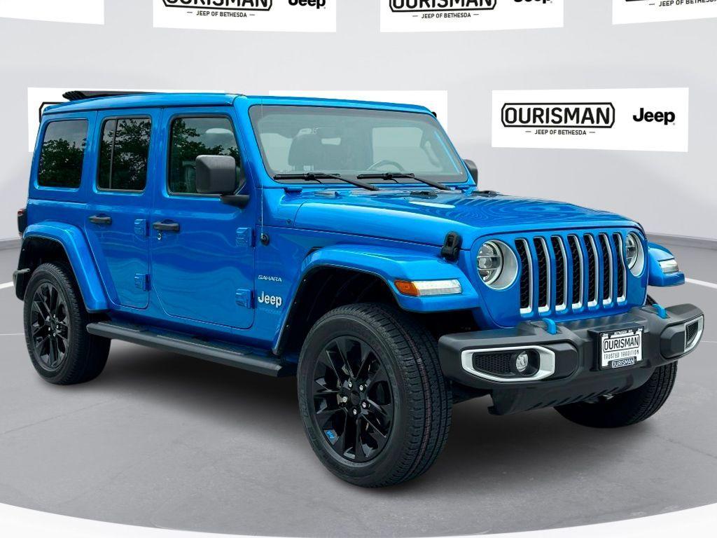 used 2022 Jeep Wrangler Unlimited 4xe car, priced at $31,750