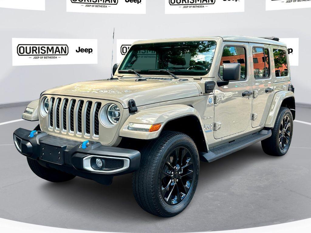 used 2022 Jeep Wrangler Unlimited 4xe car, priced at $35,500