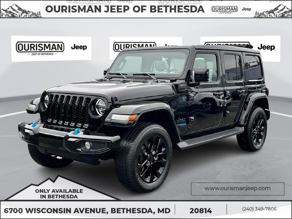 used 2021 Jeep Wrangler Unlimited 4xe car, priced at $33,000