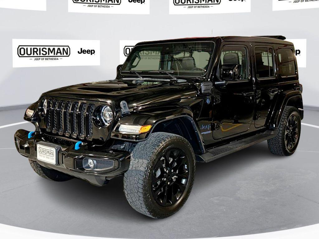 used 2021 Jeep Wrangler Unlimited 4xe car, priced at $34,500