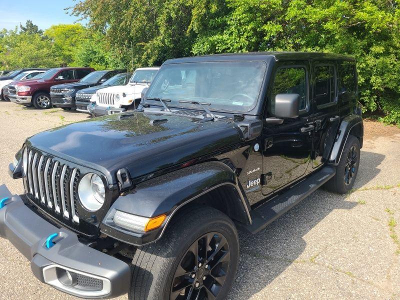 used 2022 Jeep Wrangler Unlimited 4xe car, priced at $35,000