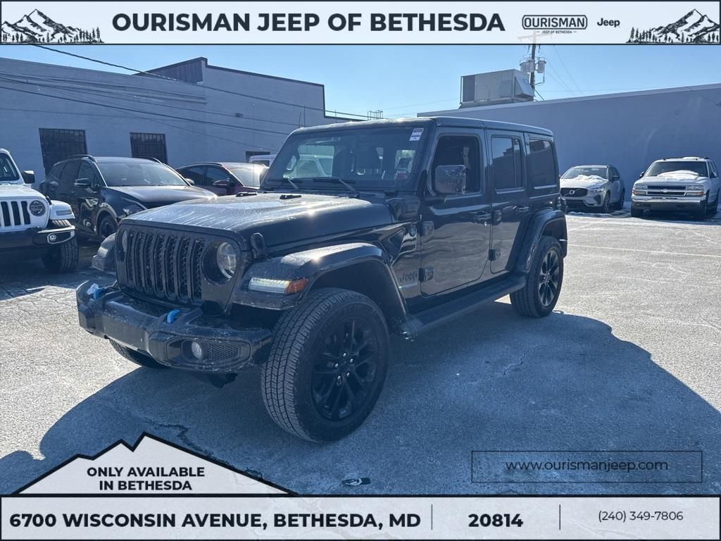 used 2021 Jeep Wrangler Unlimited 4xe car, priced at $31,500