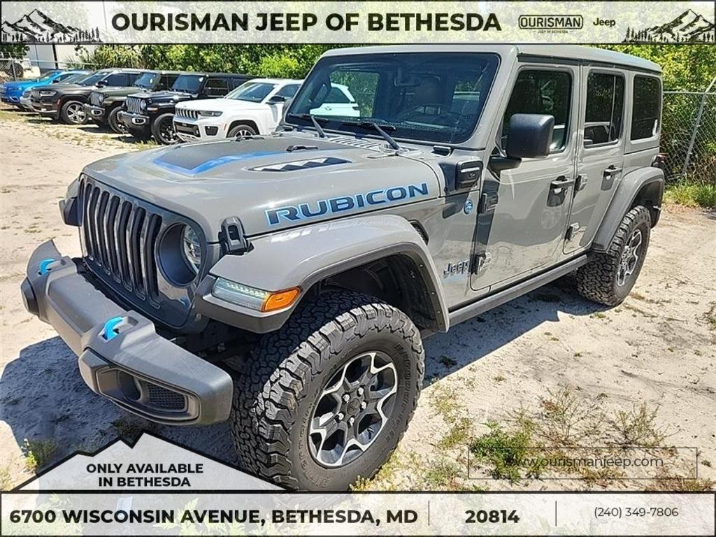 used 2022 Jeep Wrangler Unlimited 4xe car, priced at $37,000