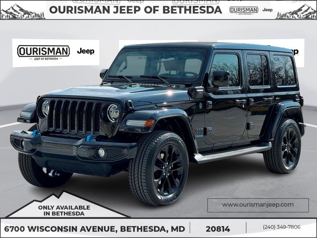 used 2021 Jeep Wrangler Unlimited 4xe car, priced at $35,000