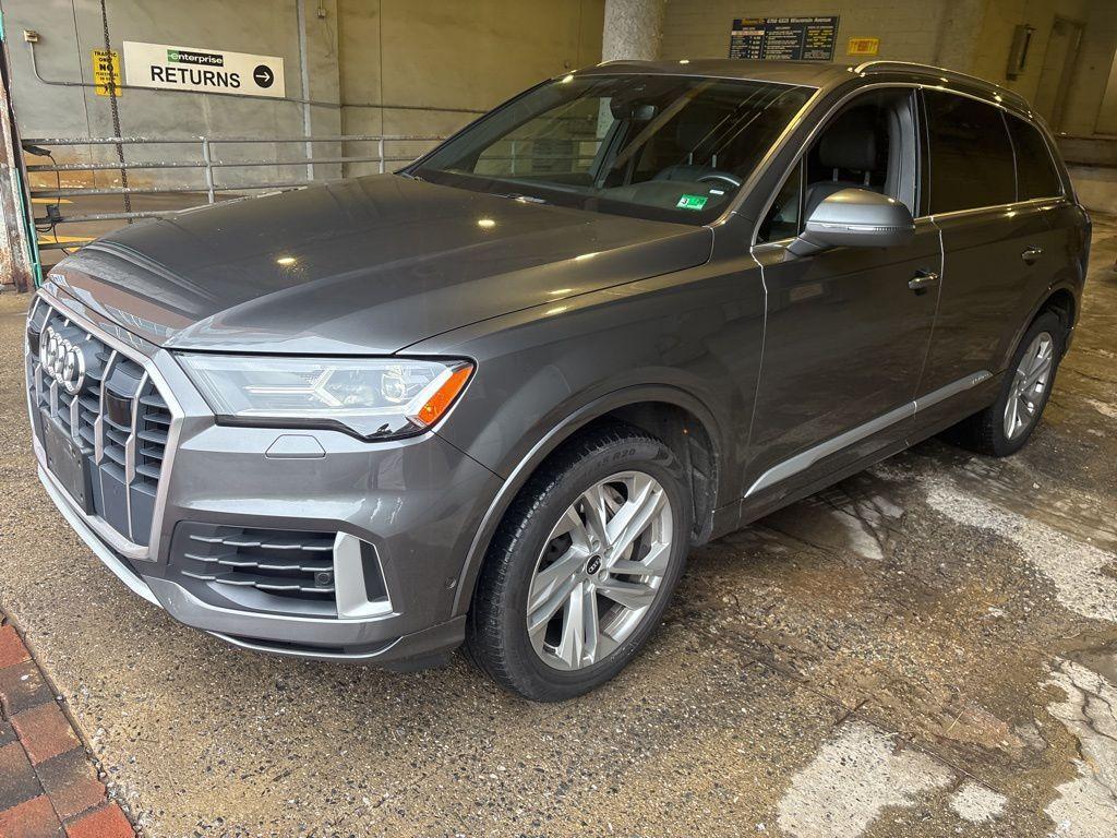 used 2021 Audi Q7 car, priced at $25,500