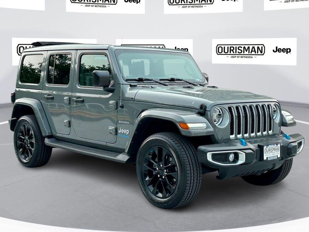 used 2022 Jeep Wrangler Unlimited 4xe car, priced at $34,000