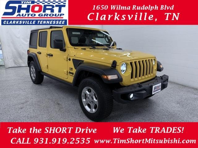 used 2021 Jeep Wrangler Unlimited car, priced at $30,111