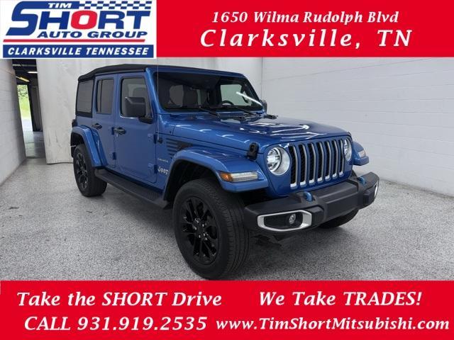 used 2022 Jeep Wrangler Unlimited 4xe car, priced at $32,800