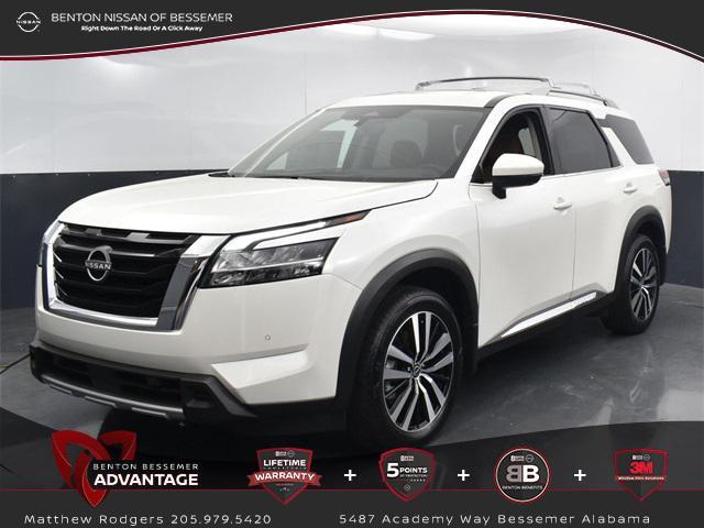 new 2024 Nissan Pathfinder car, priced at $47,097