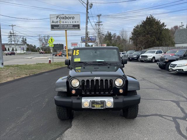 used 2015 Jeep Wrangler car, priced at $16,500