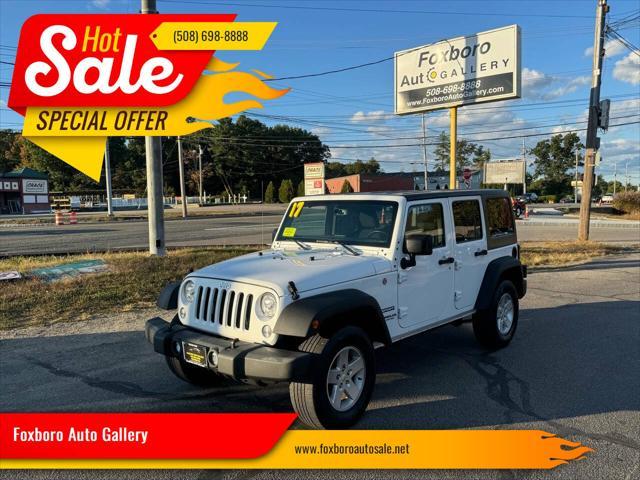 used 2017 Jeep Wrangler Unlimited car, priced at $17,900