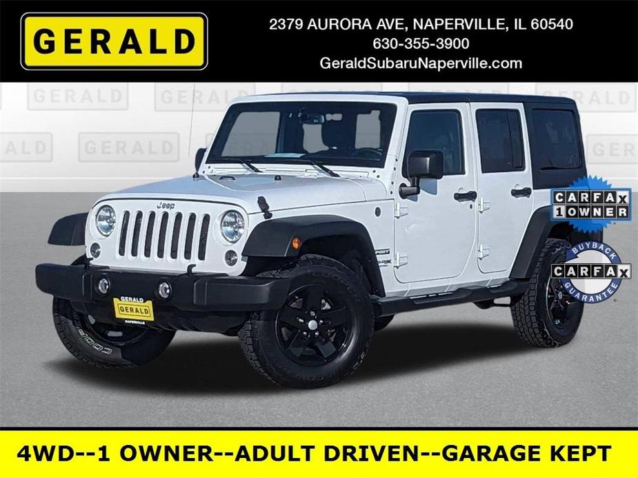 used 2018 Jeep Wrangler JK Unlimited car, priced at $25,499