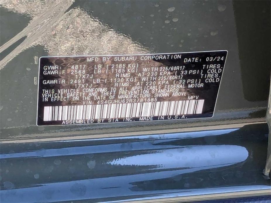 new 2024 Subaru Crosstrek car, priced at $37,064