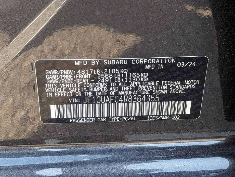 new 2024 Subaru Impreza car, priced at $28,363