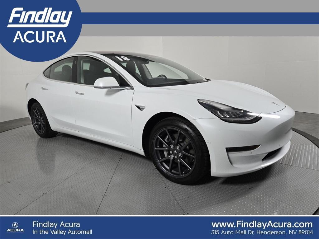 used 2018 Tesla Model 3 car, priced at $23,999