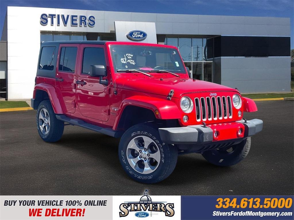 used 2018 Jeep Wrangler JK Unlimited car, priced at $20,995