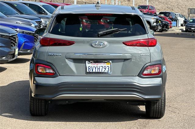 used 2021 Hyundai Kona EV car, priced at $24,489