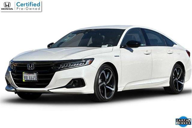 used 2022 Honda Accord Hybrid car, priced at $27,788