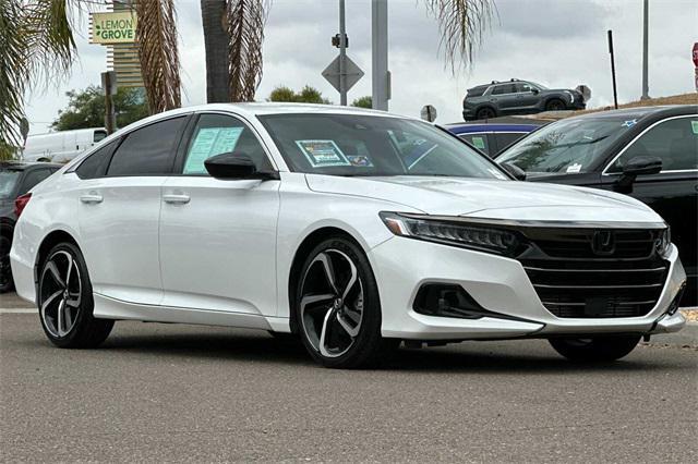 used 2021 Honda Accord car, priced at $25,488