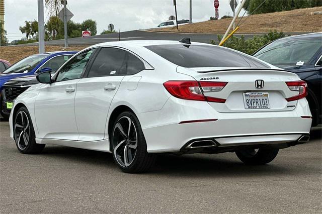 used 2021 Honda Accord car, priced at $25,488