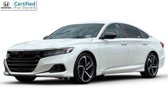 used 2021 Honda Accord car, priced at $25,488