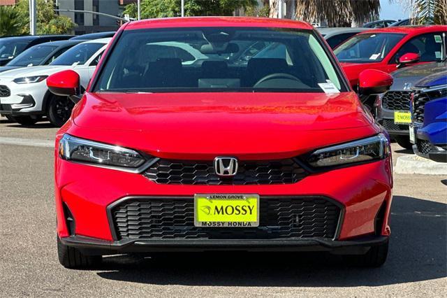 new 2025 Honda Civic car, priced at $25,345