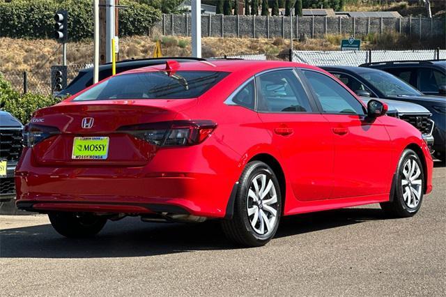 new 2025 Honda Civic car, priced at $25,345