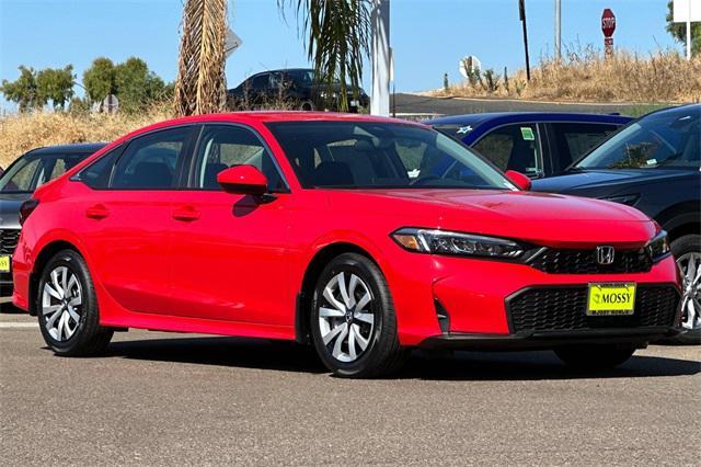 new 2025 Honda Civic car, priced at $25,345