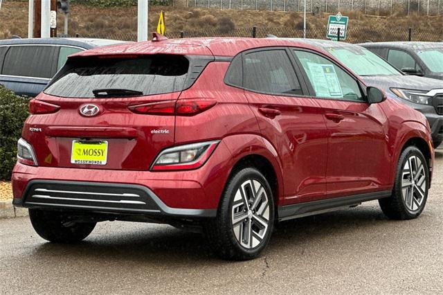 used 2023 Hyundai Kona EV car, priced at $23,307