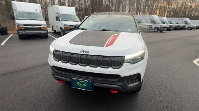 used 2022 Jeep Compass car, priced at $23,048