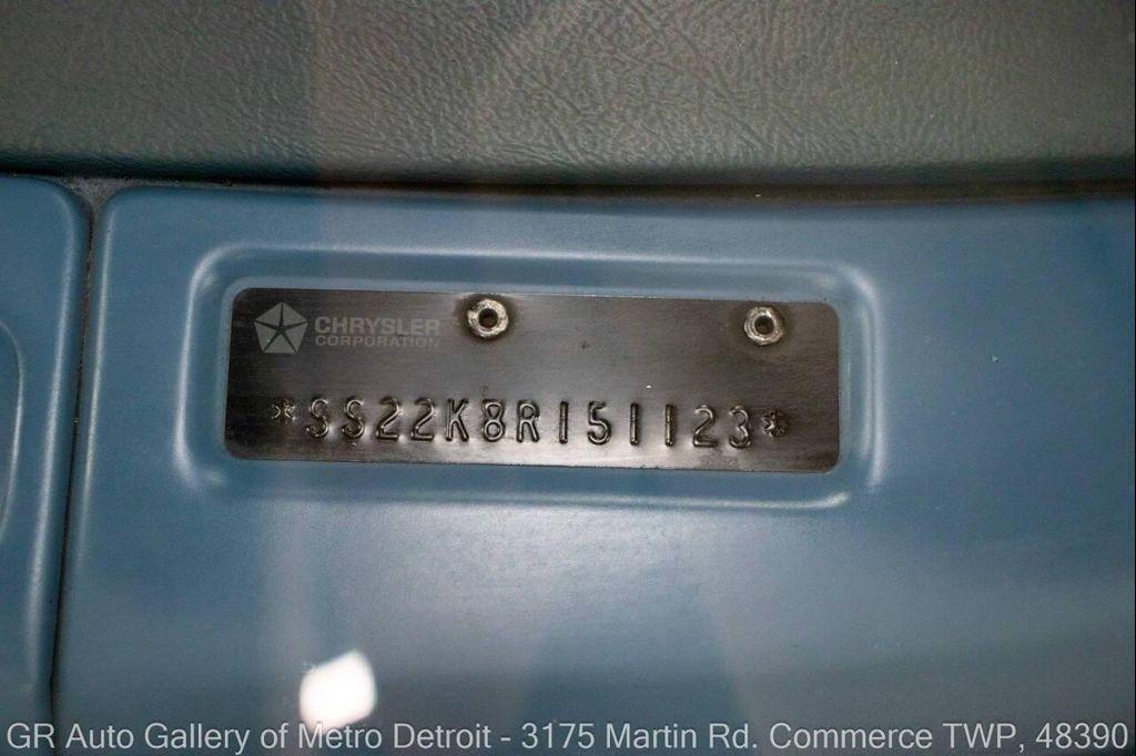 used 1978 Chrysler Cordoba car, priced at $9,900