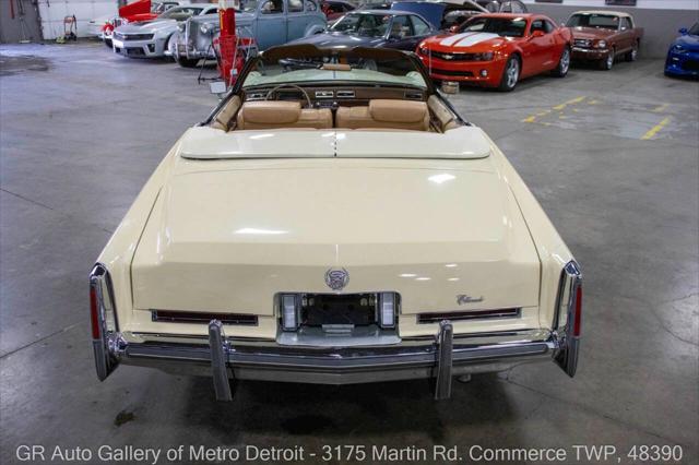 used 1976 Cadillac Eldorado car, priced at $49,900