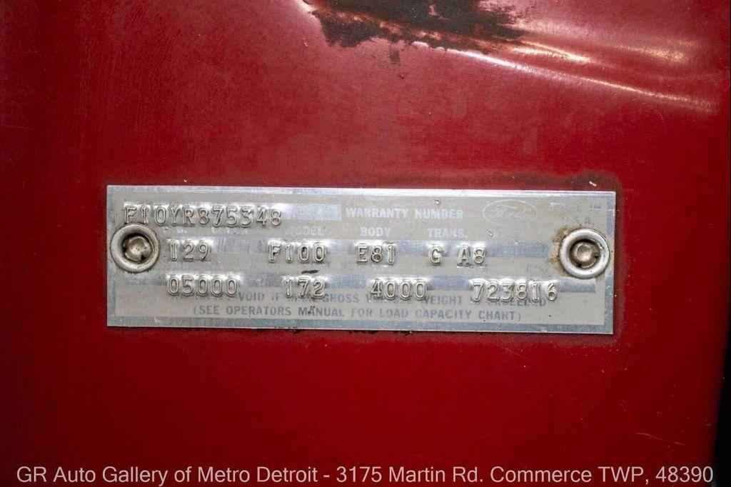 used 1966 Ford F100 car, priced at $29,900