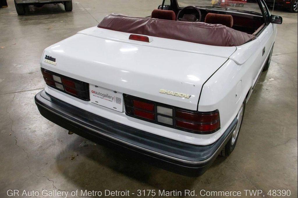 used 1991 Dodge Shadow car, priced at $9,900