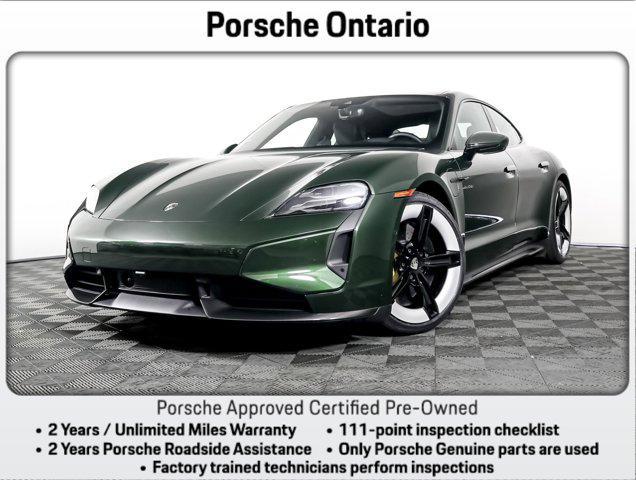 used 2025 Porsche Taycan car, priced at $192,881